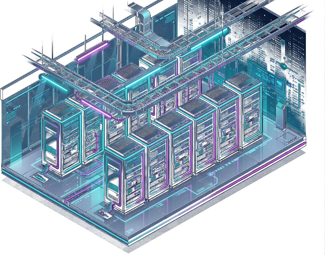 Ilustração Datacenter Inetweb TIER III